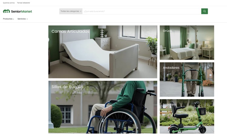 Tienda online Senior Market